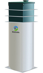 Станция биологической очистки Юнилос ВОЛГАРЬ-8-3000-С/ 1600 л. в сутки / до 8 чел. / компрессорная аэрация (1350x1400x3085см;217кг;) - арт.560620