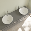 Villeroy&Boch 4A460001 4A46 0001 LOOP & FRIENDS Раковина для установки на столешницу D=420 mm, TitanCeram, с переливом, нешлифованный, Альпийский белый