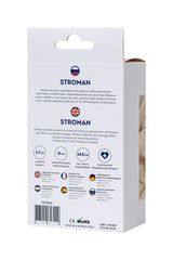 Синий силиконовый вибростимулятор простаты Stroman - 14,5 см. - 