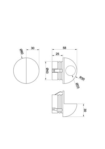 Бра Outdoor Mezzo O033WL-L3W3K