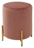 Пуф для гостиной RICE BLUVEL-52 PINK / GOLD