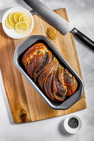 Форма для выпечки 28.8х15.3х7.4см Wo Home Baking серая