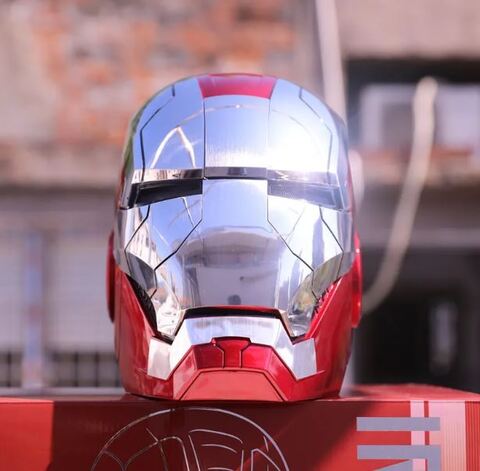 Железный Человек Шлем светодиодный с голосовым управлением