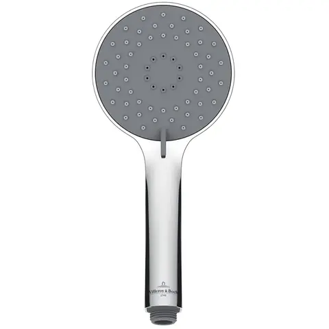 Villeroy&Boch  TVS00000800061 Ручной душ, Villeroy&Boch, размер душевого диска, мм-110, форма-круглая, количество режимов-3, материал-ABS пластик цвет-хром