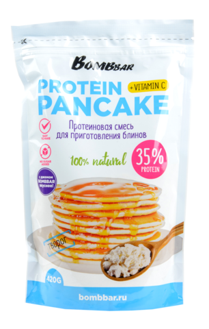 Смесь для приготовления панкейков Bombbar Панкейки с творогом, 420 гр