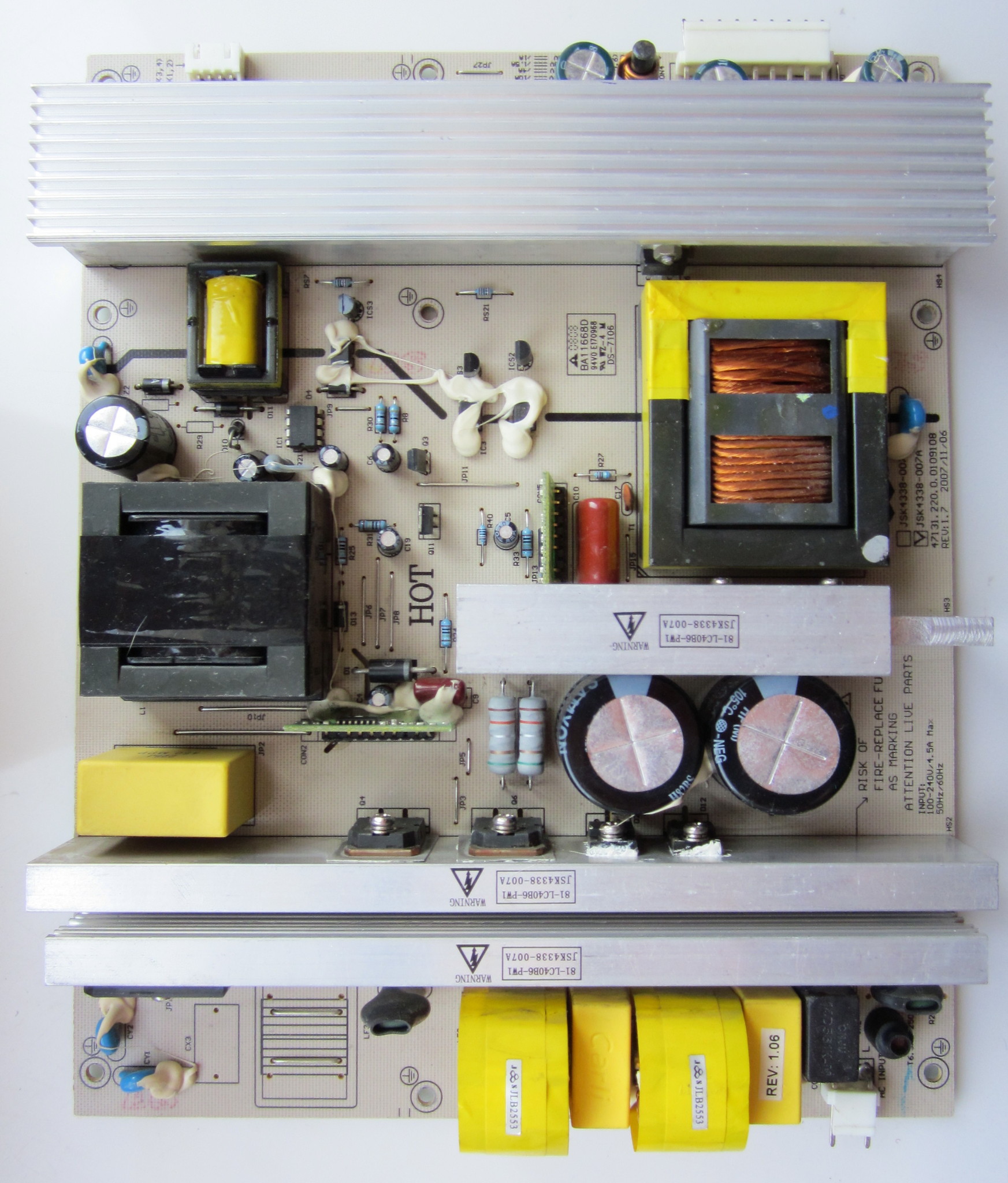 Блок питания инверторов. "Блок питания jsk4338-007a". Power Supply (PSU): jsk4338-007a. Блок питания jsk4237. Jsk3200-007 Rev:1.3.