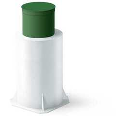 Колодец герметичный Н-2500 под бетонирование, ЦПС 1:5 Евролос(960x960x2500см;) - арт.456103