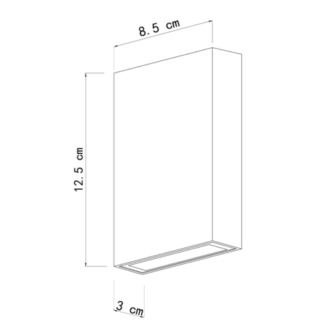 Уличный настенный светодиодный светильник Arte Lamp ALGOL A2750AL-2BK