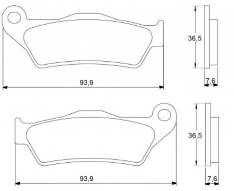 AGPA29ST Тормозные колодки дисковые мото Accossato (FDB2018ST)