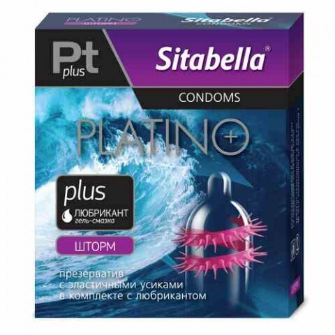 Насадка стимулирующая Sitabella Extender Platino 