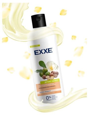 EXXE Шампунь питательный для сухих и тонких волос, 500 мл