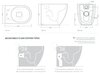 ArtCeram FLV007 17 00 ArtCeram FILE 2.0  Унитаз приставной ТУРБО СМЫВ THE.REEL, слив универсальный 37х52 см, с креплениями,  цвет черный матовый  SANIGLAZE