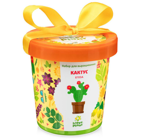 Набор для выращивания в горшочках Happy Plant Кактус Егоза