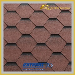 Гибкая черепица KATEPAL Katrilli Осенне-красный3 м2