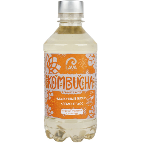 Lava SF KOMBUCHA Чай Молочный улун Лемонграсс 330мл