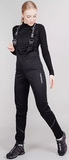 Женский утеплённый лыжный костюм Nordski Base Orchid-Black с высокой спинкой