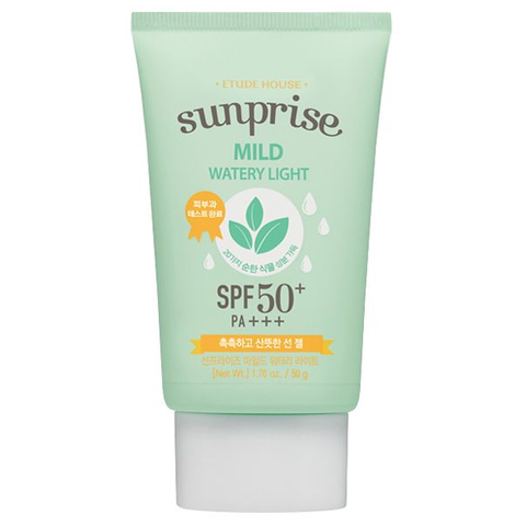 Крем легкий солнцезащитный ETUDE Sunprise Mild Watery Light SPF 50+ PA+++, 55мл