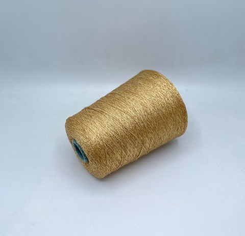 Lurex trade mark (пр.Италия), 1000м / 100 гр. вискоза/полиэстер( люрекс ), цвет-Золото, арт.32515