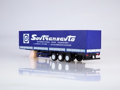 Semitrailer three-axle board MAZ-9758 Sovtransavto 1:43 AutoHistory