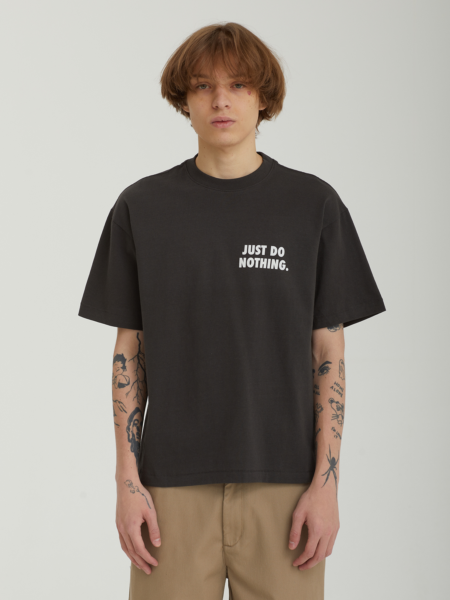 【関税込】 Market マーケット JUST DO NOTHING FALL T-SHIRT Market Just Do Nothing Fall Tee Black - Jugrnaut