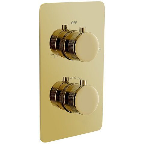 Boheme Cell 134-2-G Смеситель встроенный с термостатом 2-х проходной, цвет: золото