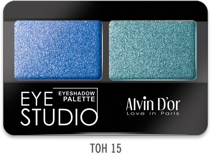 Alvin D`or AES-14 Тени для век  двойные EYE STUDIO  тон 15  5г