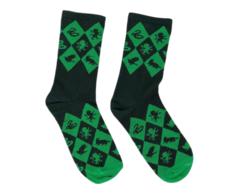 Носки Зеленый Хогвартс