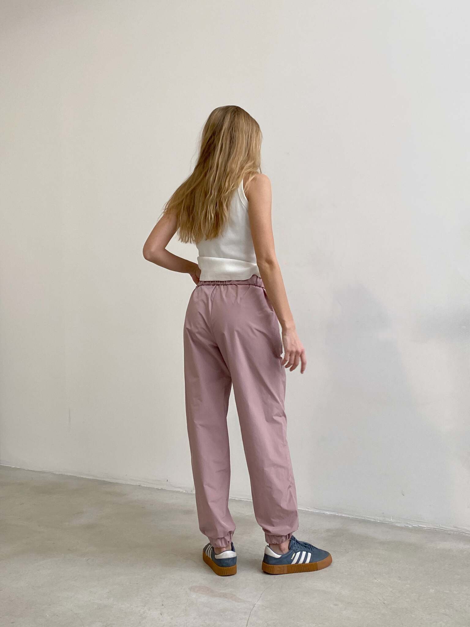 Брюки спортивные, розовые