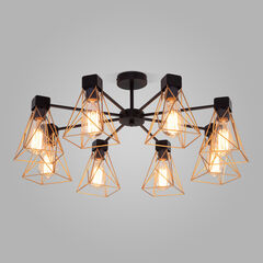 Потолочная люстра Trappola 70107/8 черный/латунь