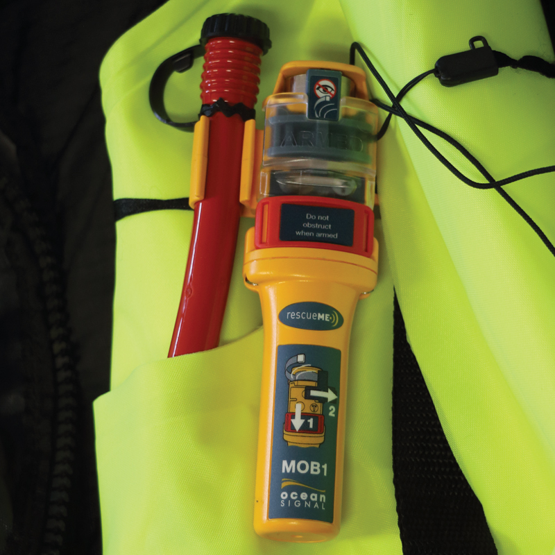 Kappa inflatable lifejacket auto, 180N, ISO 12402-3 with ocean signal mob1, set