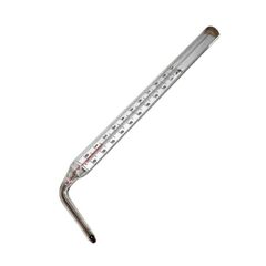 Термометр ТТЖ /керосиновый 0+200 104мм угловой (У), Стеклоприбор