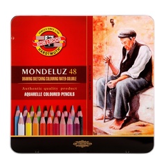 Карандаши акварельные KOH-I-NOOR MONDELUZ OLD MAN 3726, 48 цветов