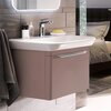Шкафчик для раковины Geberit myDay, с выдвижным ящиком: B=49.5см, H=41см, T=43см, Какао с молоком / Высокоглянцевое покрытие
