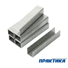 Скобы ПРАКТИКА для степлера, серия Эксперт, 12 мм, Тип 140 толщина, 1,2 мм, ширина 10,6 (775-228)