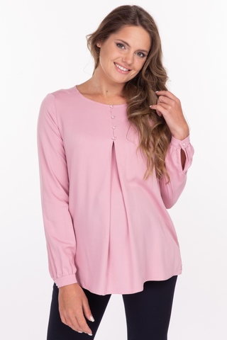 Блузка для беременных 11876 пыльно-розовый