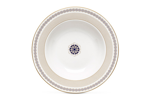 Тарелка суповая 21.5см Pozzi Milano 1876 Corallo