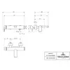 Villeroy&Boch Liberty TVT10700100061 Смеситель для ванны и душа, Villeroy&Boch, Liberty, тип открывания воды-рычажный, монтаж-вертикальный (настенный), отверстия для монтажа-2, вынос излива, мм-191, цвет-хром, материал-латунь, переключатель скрытый,