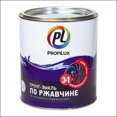 Грунт-эмаль на ржавчину Dufa Profilux 3 в 1 (Зелёный)