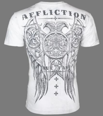 Affliction | Футболка мужская ROYALE White A18483 спина