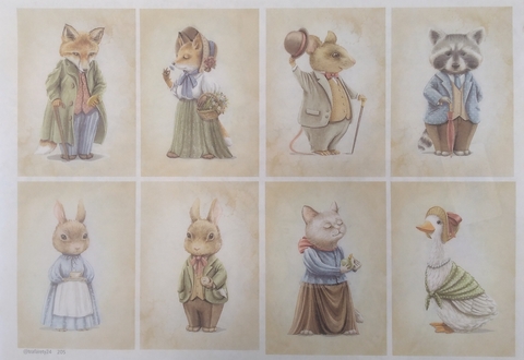 декупажная карта А4 