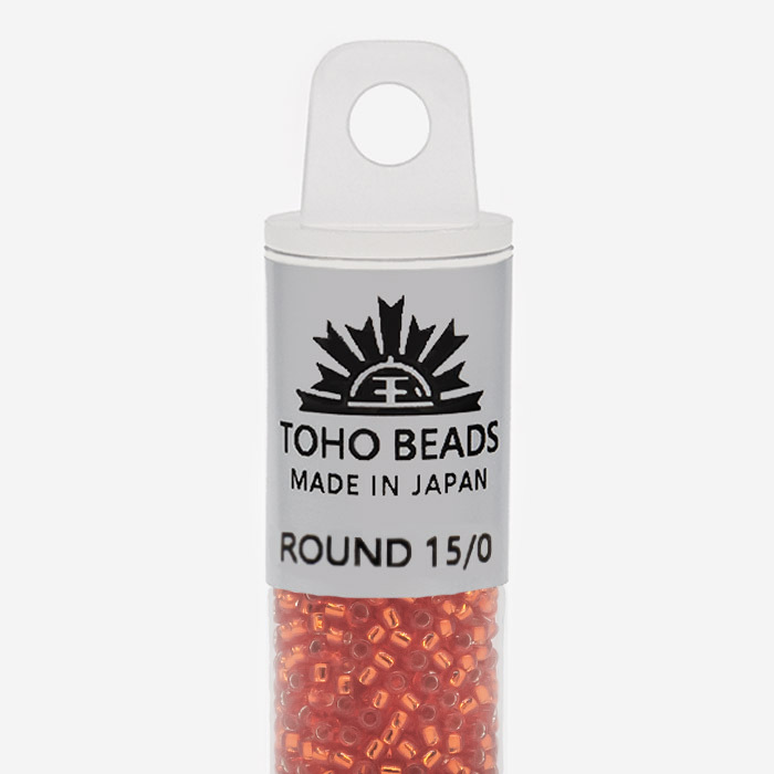 Японский бисер TOHO Round 15/0 (№25), с внутренним серебрением, прозрачный