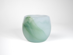 Пиала "Нефритовое Стекло", Зеленая, 70 мл.