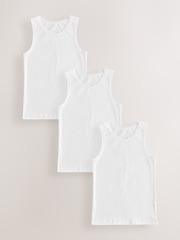 Майка для девочки Next AB4-887, 3 шт., Белый