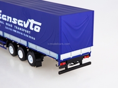 Semitrailer three-axle board MAZ-9758 Sovtransavto 1:43 AutoHistory