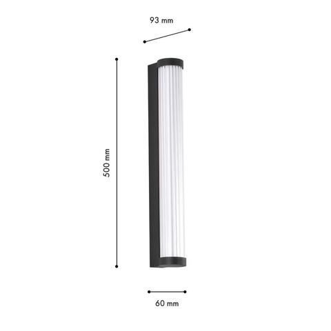 Уличный настенный светодиодный светильник Favourite Kolonne 4639-1W