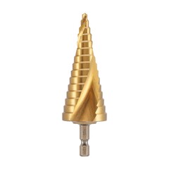 Сверло ступенчатое 4-32мм (Спиральное) HSS-G 14ступ. L103мм хв. 6-гр 1/4