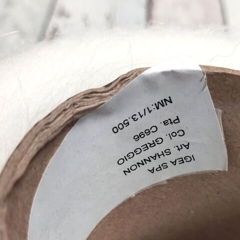 Кидмохер стрейч IGEA / SHANNON 1350 белый молочный