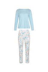 Пижама женская со штанами LISCA OLENA 023429 | Холодный голубой