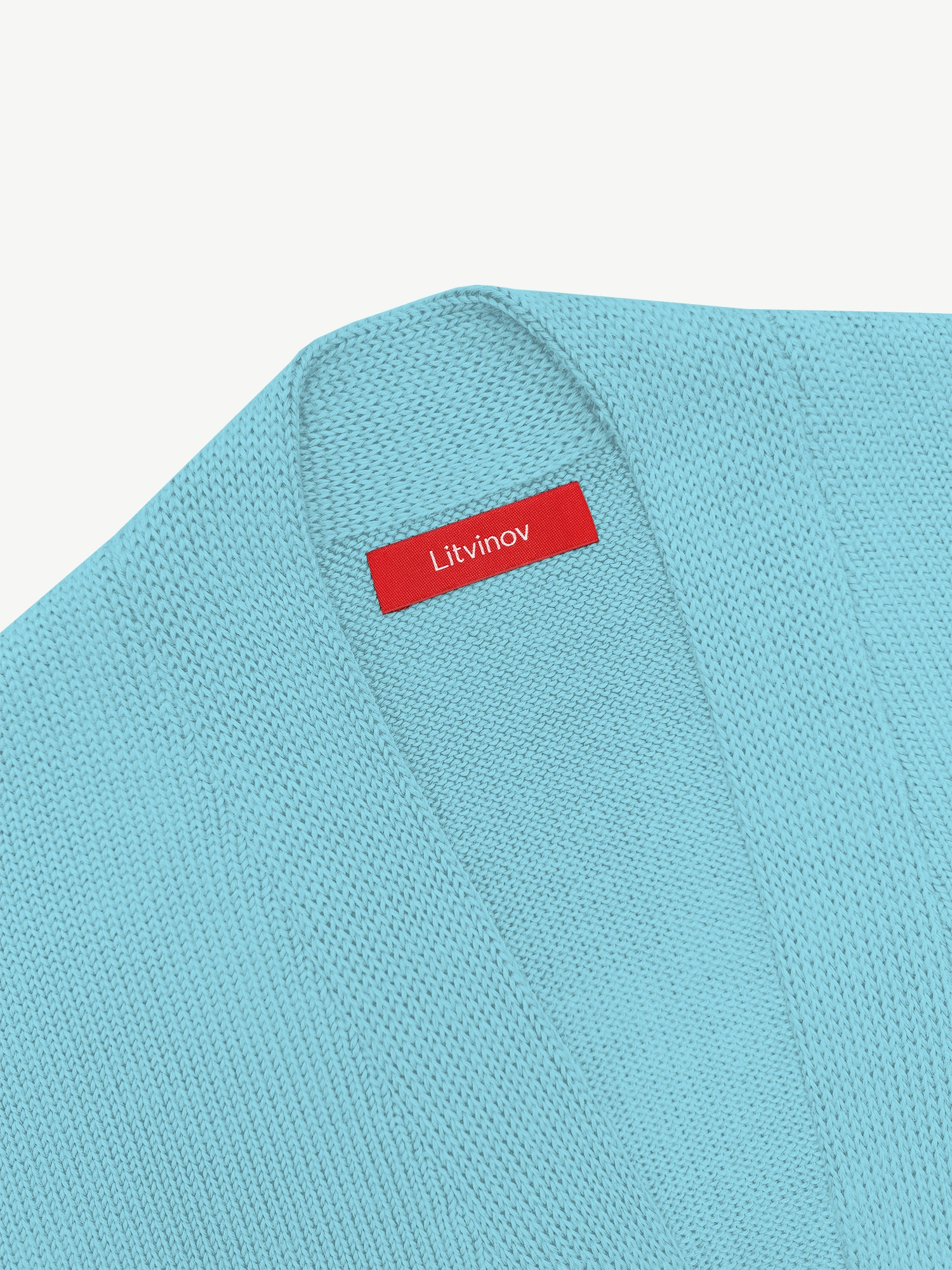 Кардиган с планкой из экохлопка