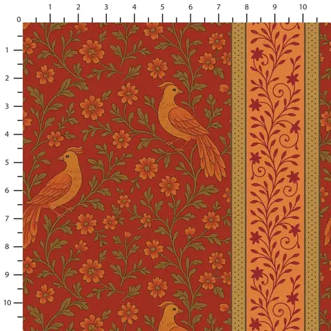 Ткань для пэчворка JulidoQuilt Русские сезоны 2